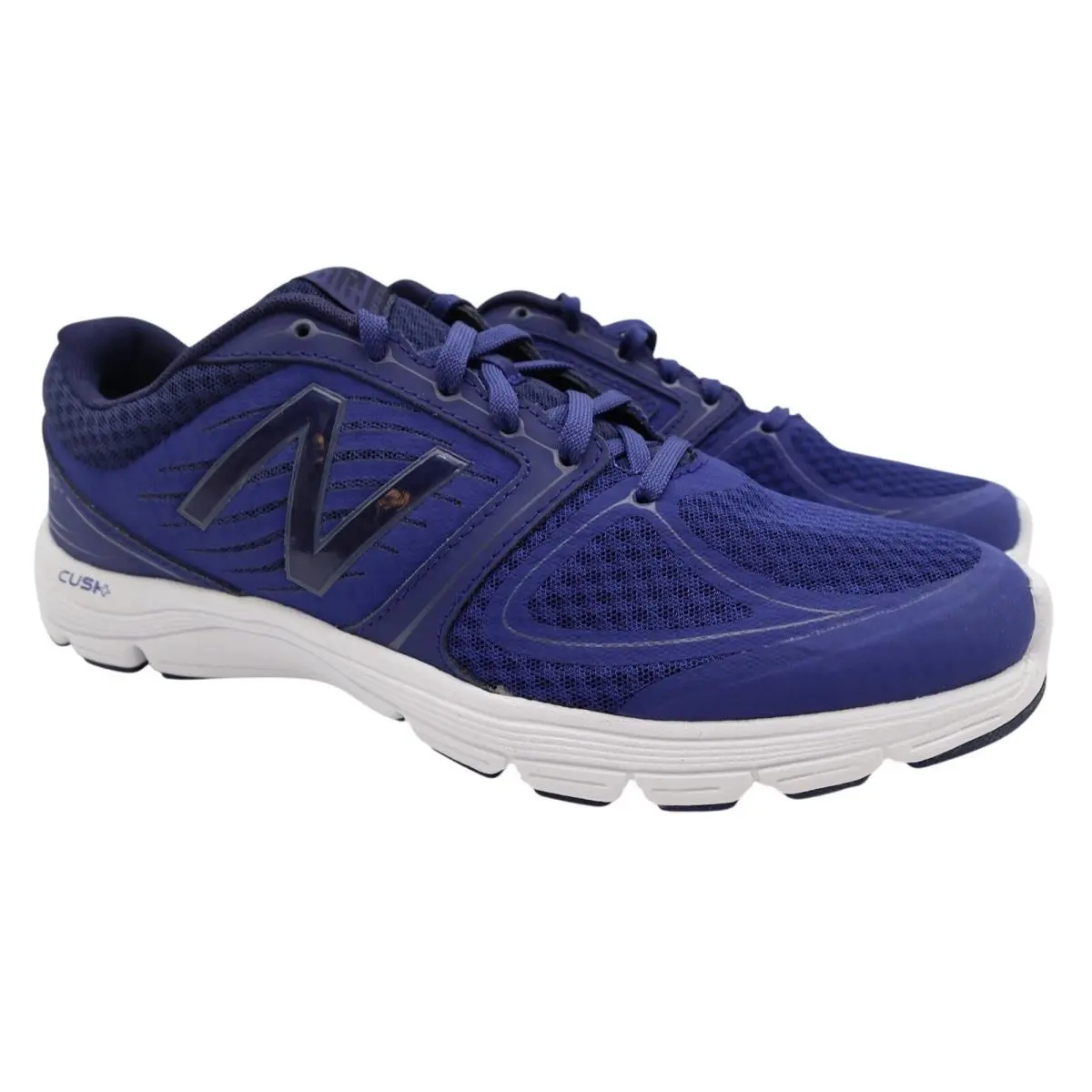 New Balance 575 Men`s 12 Blue Mesh Cush+ Athletic Running Shoes