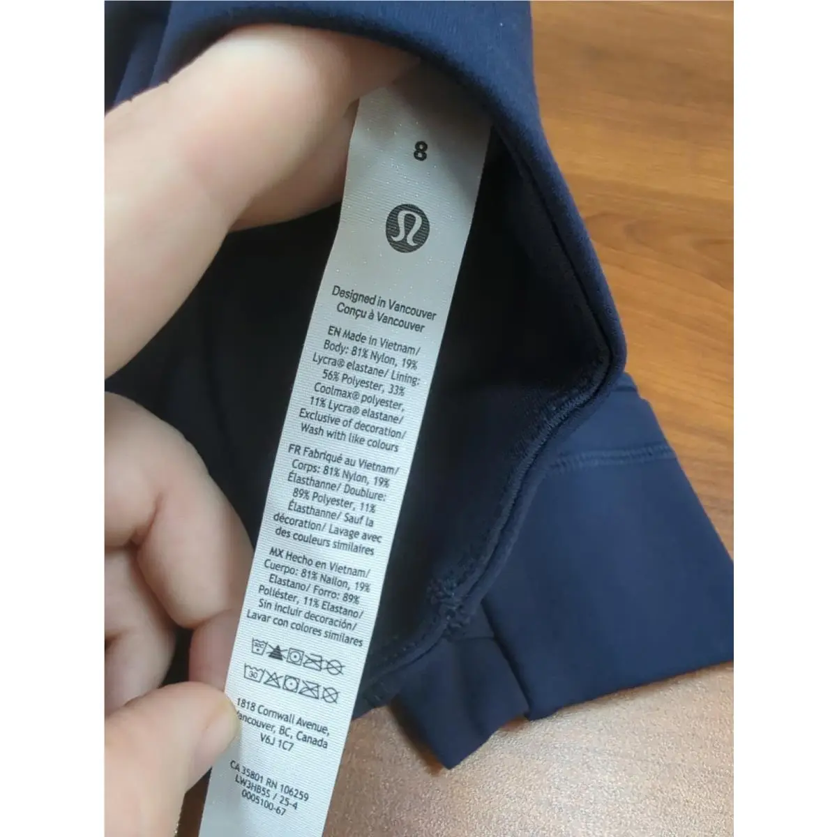 Lululemon clothing - Blue 1