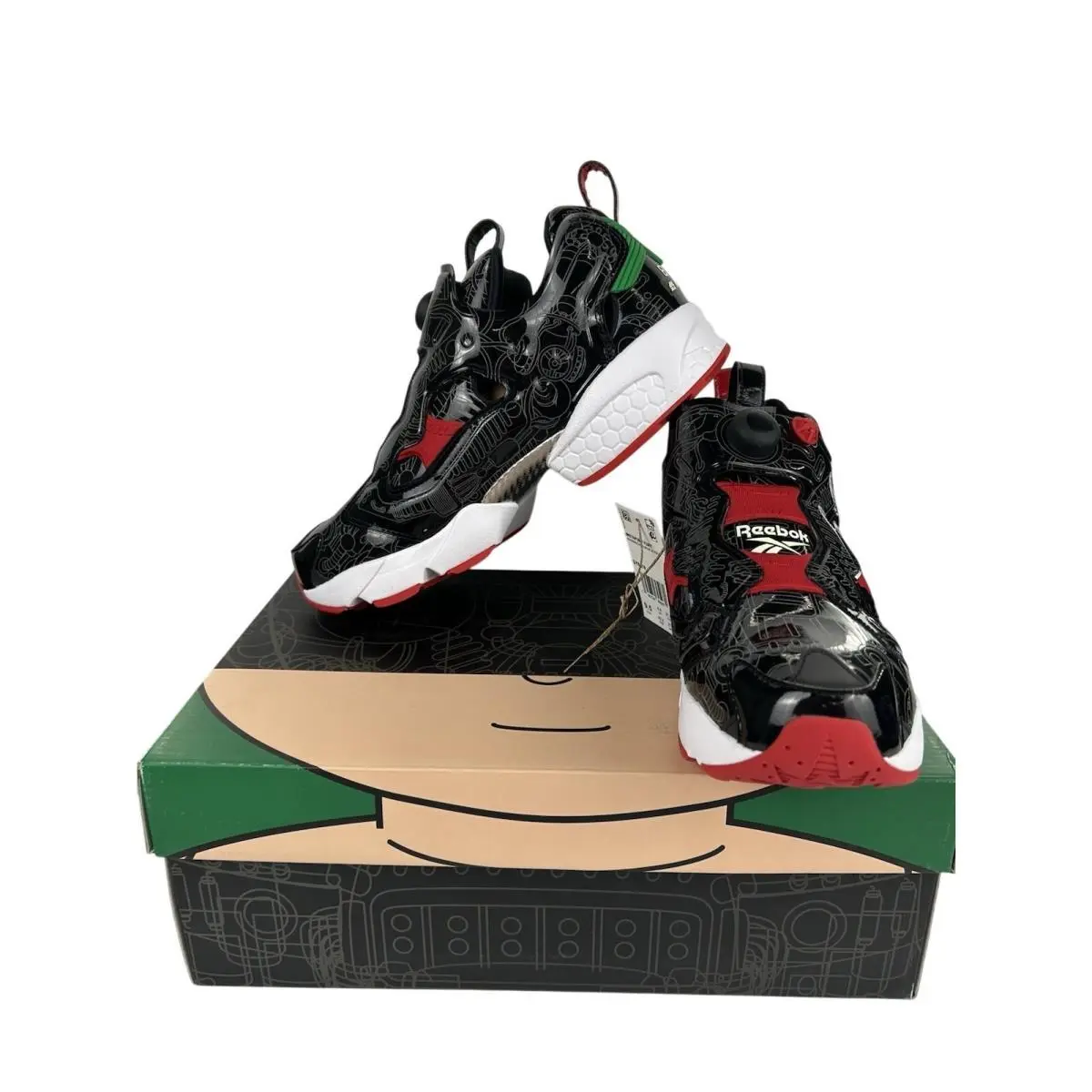 Reebok shoes - Reebok Instapump Fury - Instapump Fury - GY8470 - Core Black / Ftwr White / Glen Green 6