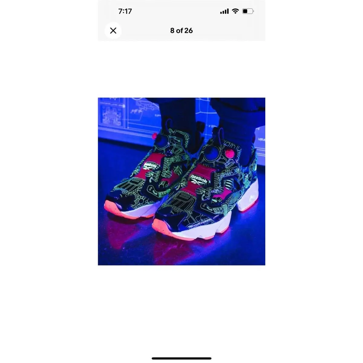 Reebok shoes - Reebok Instapump Fury - Instapump Fury - GY8470 - Core Black / Ftwr White / Glen Green 1