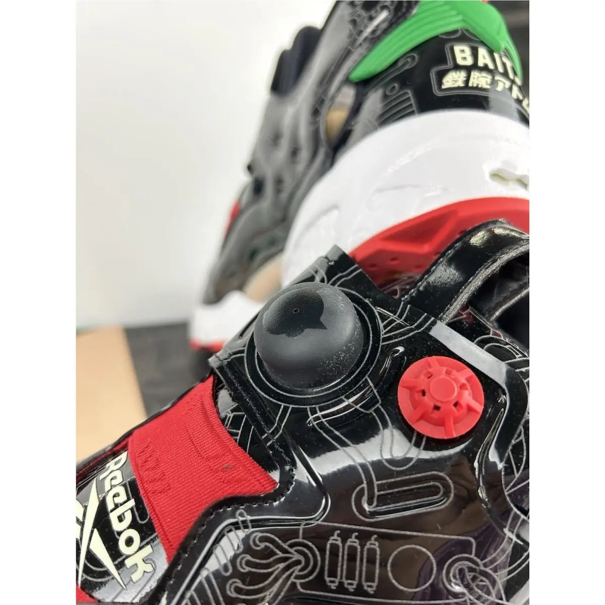 Reebok shoes - Reebok Instapump Fury - Instapump Fury - GY8470 - Core Black / Ftwr White / Glen Green 4