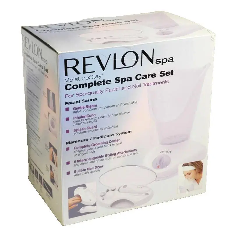 Moisture Stay Spa Care Set Facial Sauna Nail Treatment Manicure Pedicure by Revlon