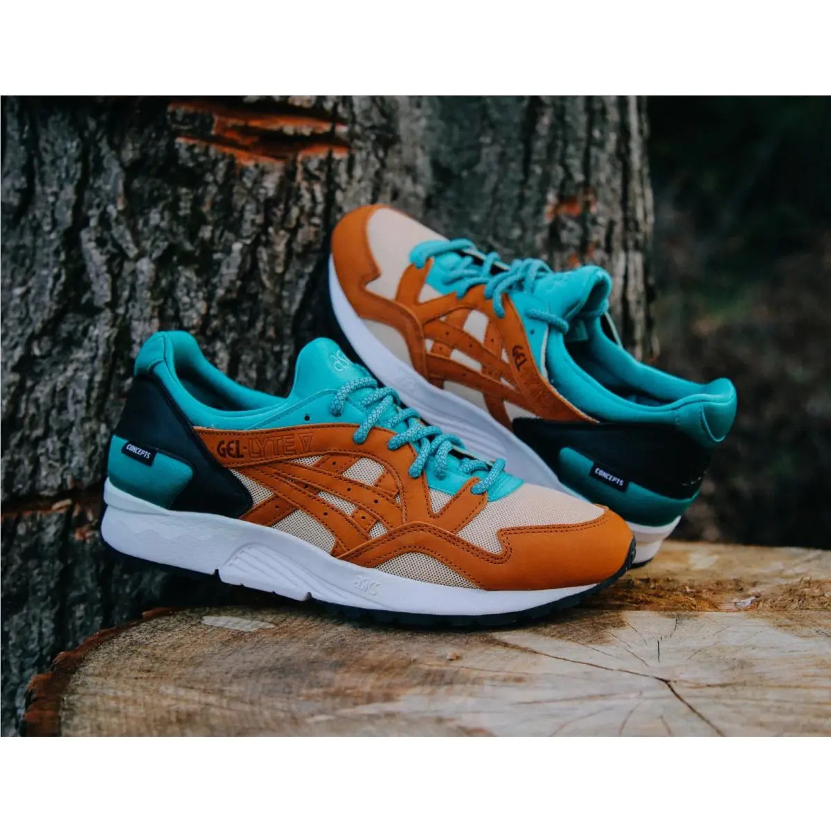 Asics shoes - ASICS Gel Lyte 5 - Gel Lyte - H54BK-TEAL - Teal/Chestnut 0