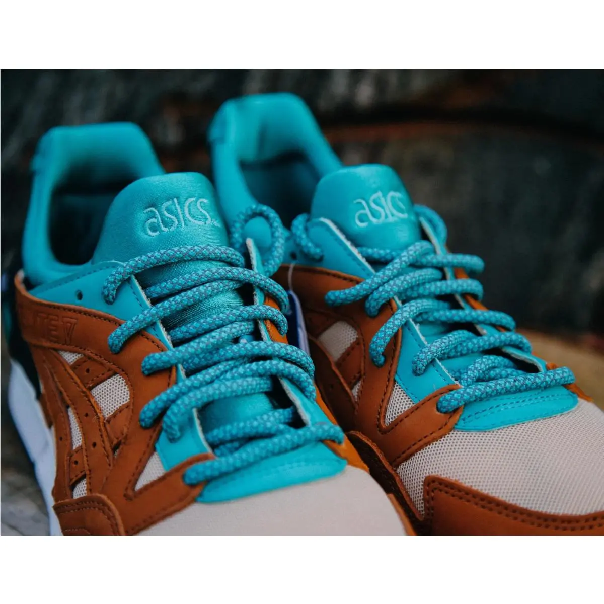 Asics shoes - ASICS Gel Lyte 5 - Gel Lyte - H54BK-TEAL - Teal/Chestnut 6