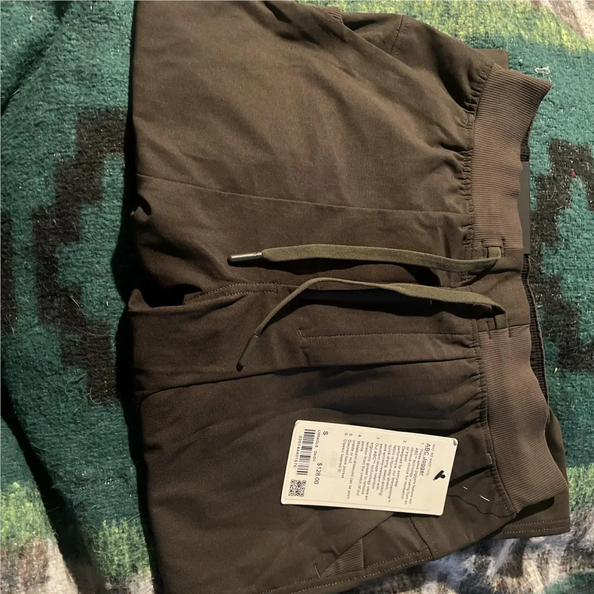 Lululemon Men`s Abc Jogger Pants - - Obsidian Gray - Size Small