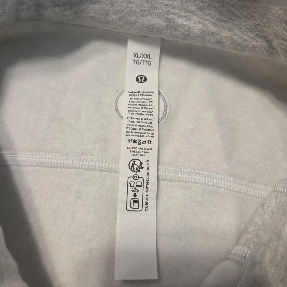 Lululemon clothing - Gray 1