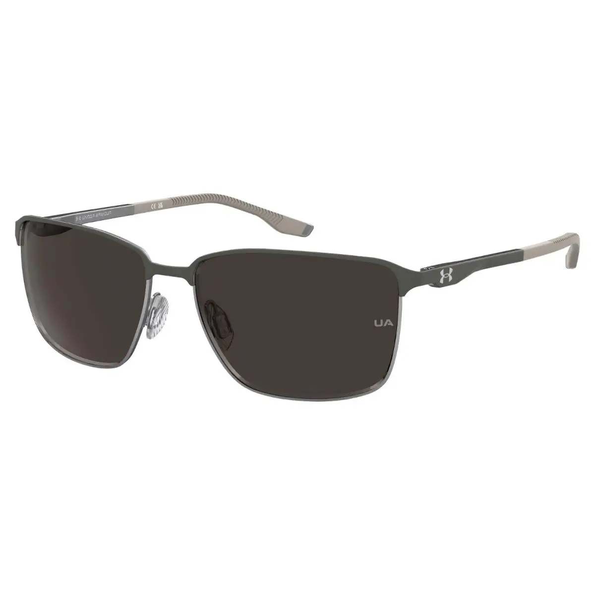 Retained/g L/xl Fit Sunglasses- Matte Green Ruthenium/brown by Under Armour
