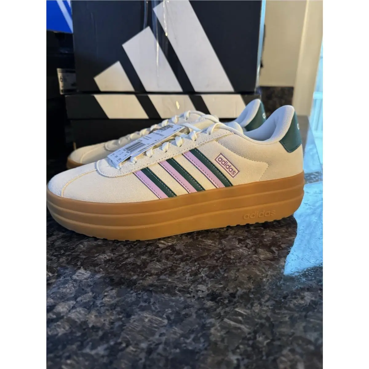Adidas VL Court Bold Women`s Sneakers Shoes ji1788