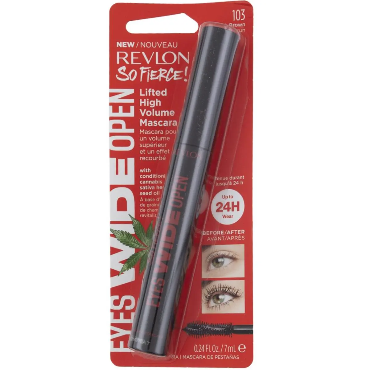 3 Pack Revlon So Fierce Eyes Wide Open No Mascara Black Brown 103 0.24 fl oz