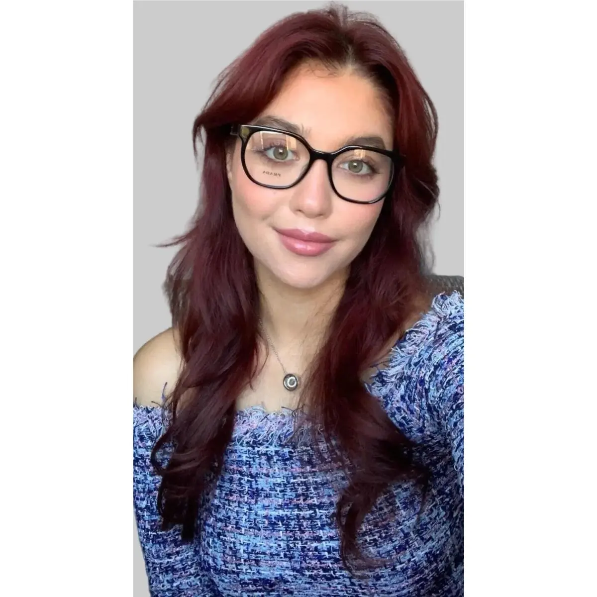 Prada Vpr 02U-F 1AB-1O1 52mm Black Women`s Eyeglasses Frame