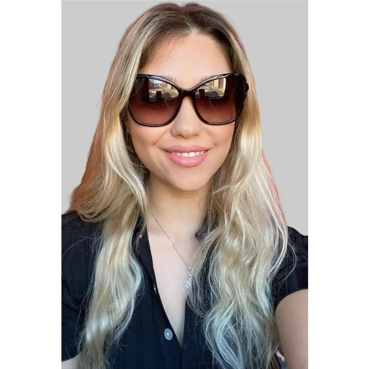 Swarovski Flavia SW 106 52F Dark Havana Oversized Women`s Sunglasses