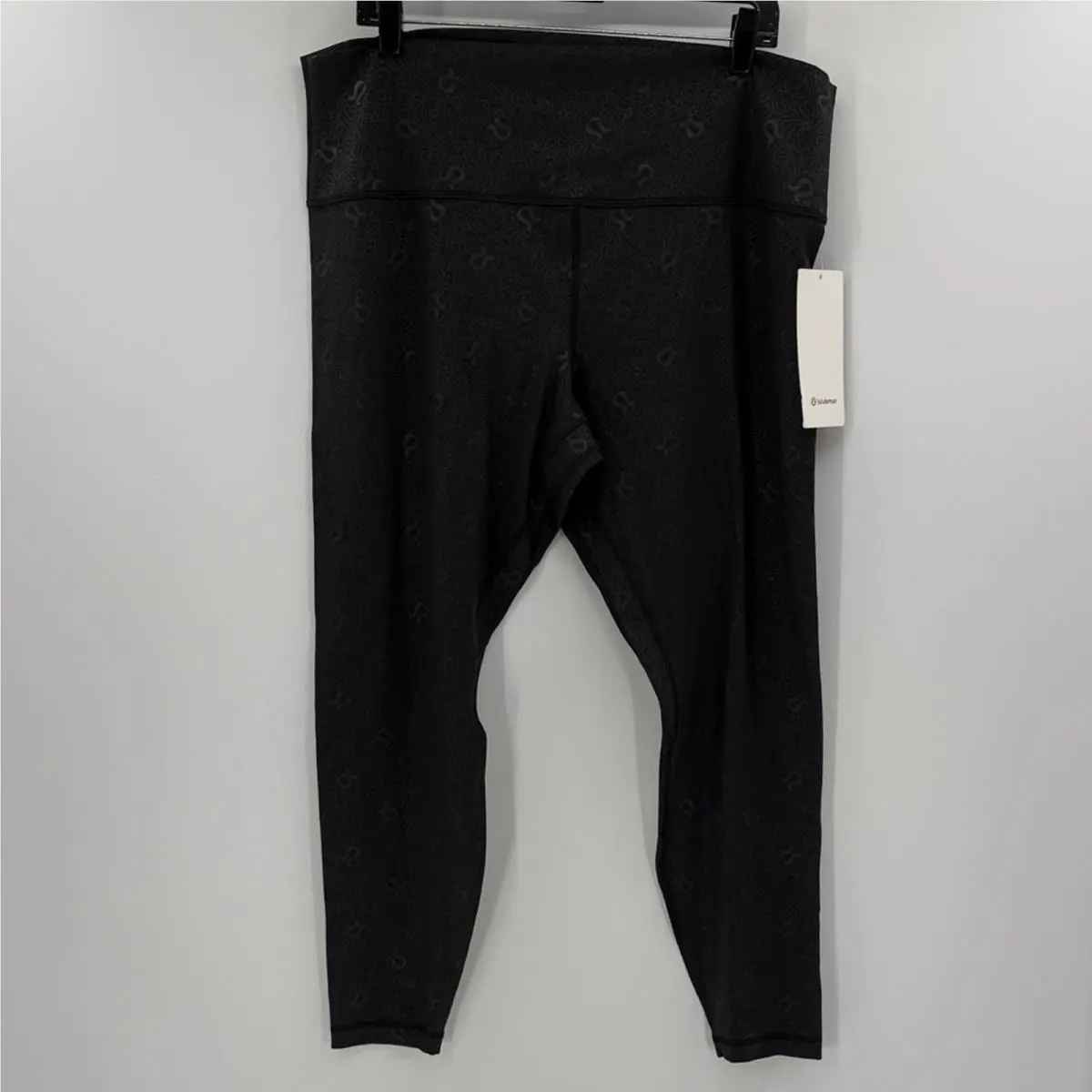 Lululemon Align High-rise Pant 28 - Yogo Emboss Black / Black - 20