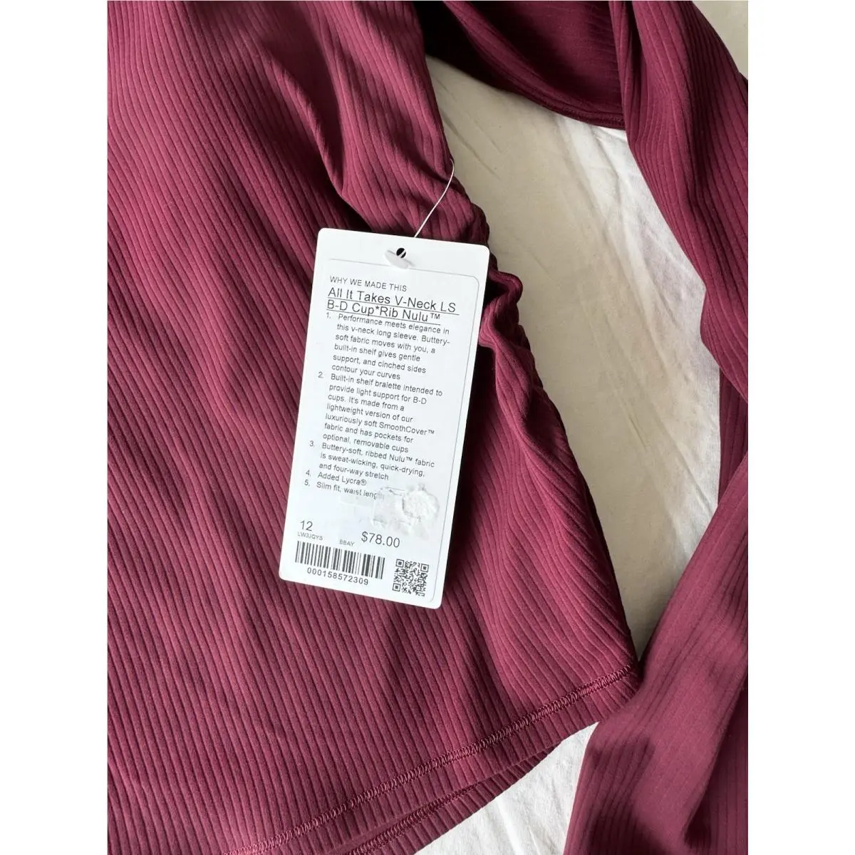 Lululemon clothing - Lululemon All It Takes - All Takes - Red 0