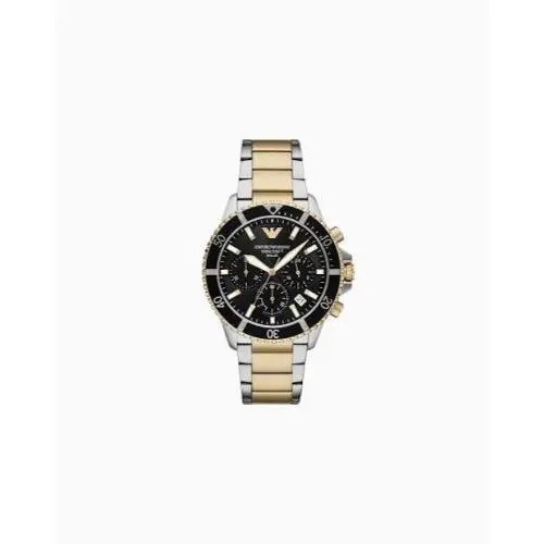 Emporio Armani Men`s World Explorer Solar-powered Chronograph Two-tone AR11680