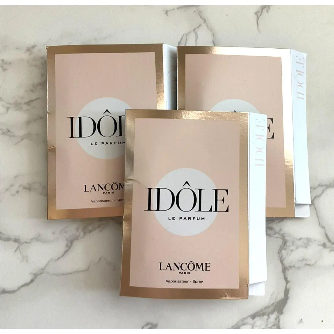 3 x Lancome Idole Le Parfum Perfume Sample Spray 0.04 oz / 1.2 ml