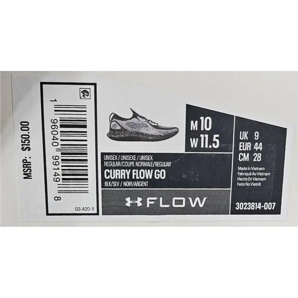 Under Armour shoes - Curry Flow Go - Curry Flow - Black 5