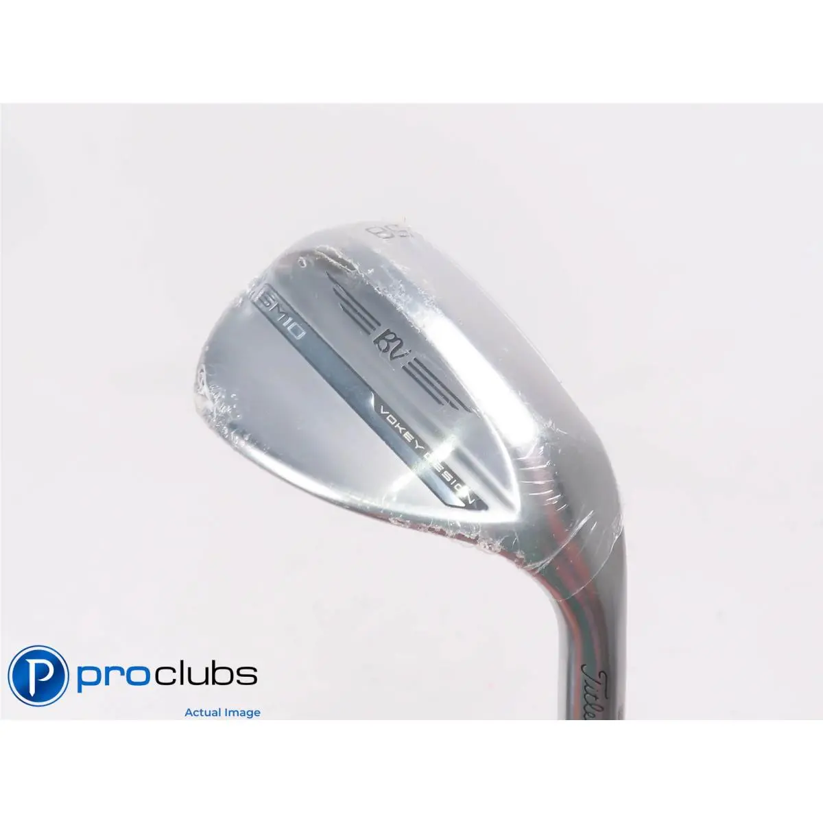 Titleist Vokey SM10 Chrome 10 58 Wedge S-grind - Vokey Wedge Flex 513158