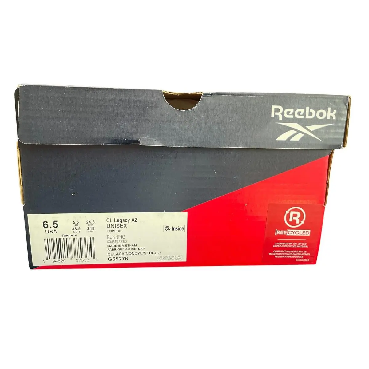 Reebok shoes - Classic Legacy AZ - Classic Legacy - G55276 - Black (UPC: 194820375384) 7