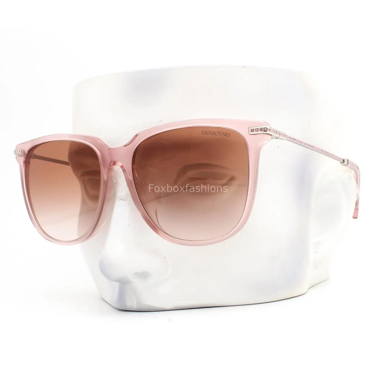 Swarovski Sunglasses SK 6015D 300113 Clear Pink with Crystals with Case