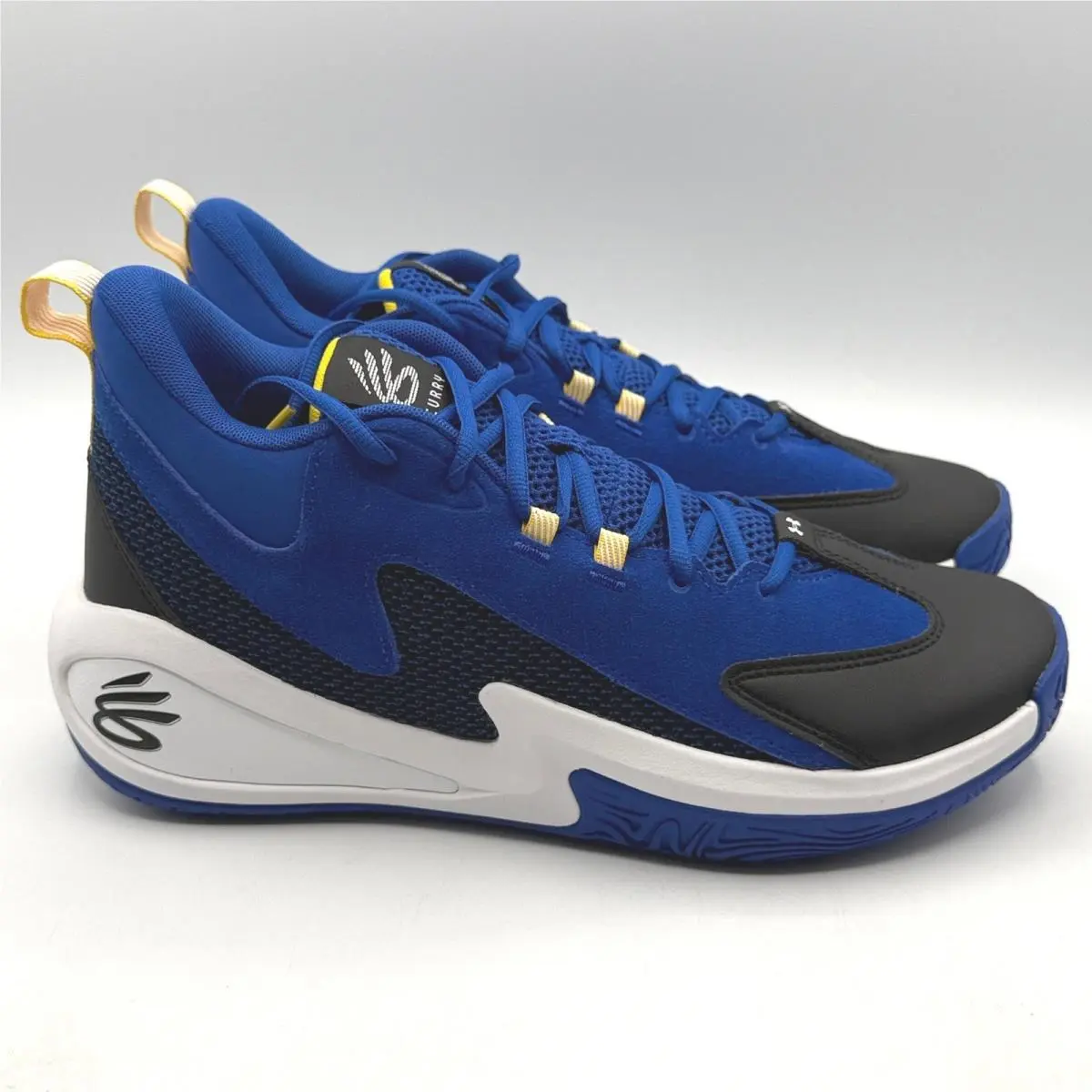 Under Armour Curry 3Z25 Sde Mens 10.5 Blue Suede Basketball Shoes 6000750-400