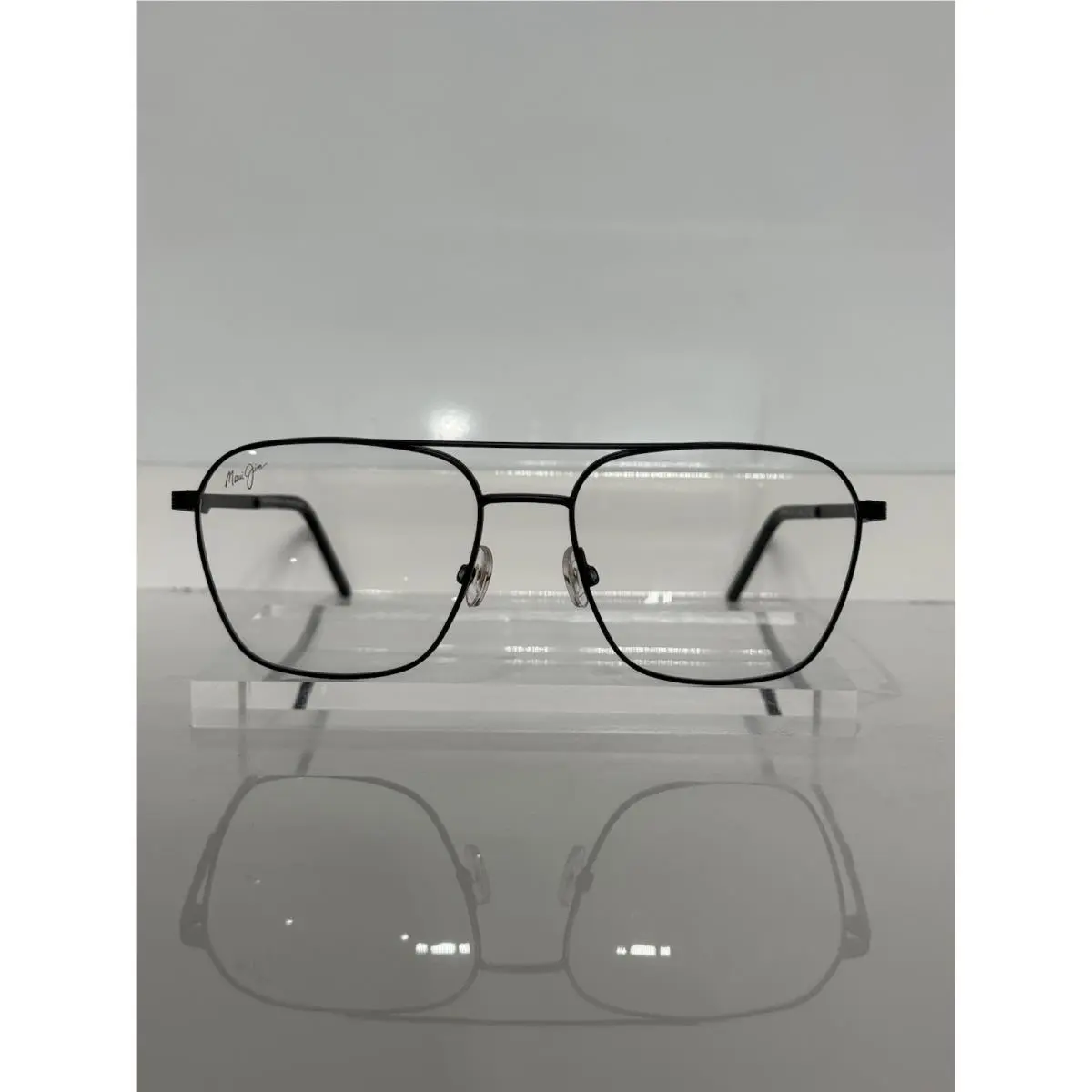 Maui Jim MJO2143-02 Black Metal Men’s Eyeglasses 55mm