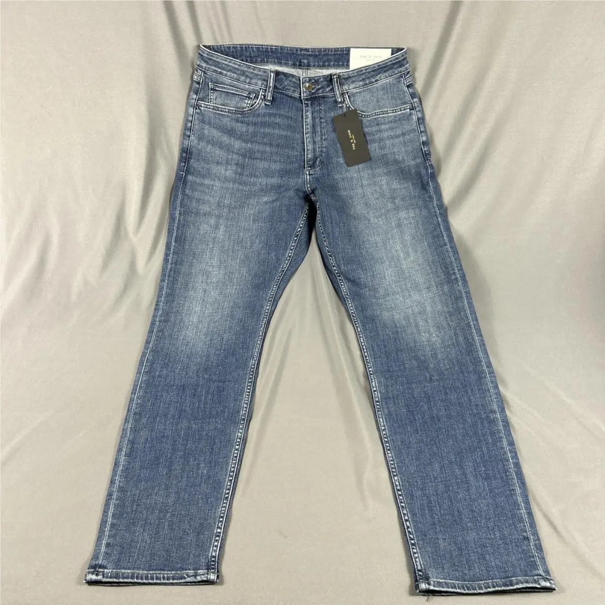 Rag Bone Jeans Fit 3 Athletic 32 x 32 Medium Indigo Blue Cotton