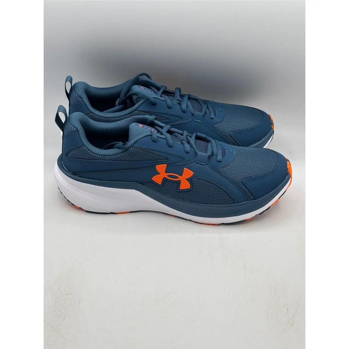 Under Armour UA Assert 11 Shoes Mens Size 11 Blue Orange Running 3027640-401