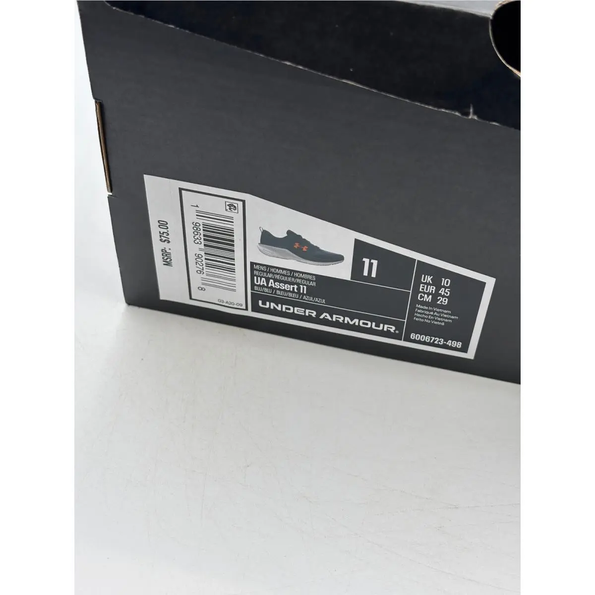 Under Armour shoes - Under Armour UA Assert 11 - Blue 5