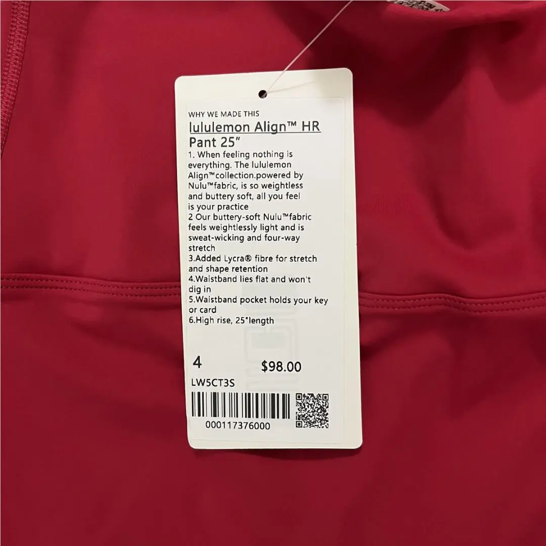 Lululemon clothing - Red 7