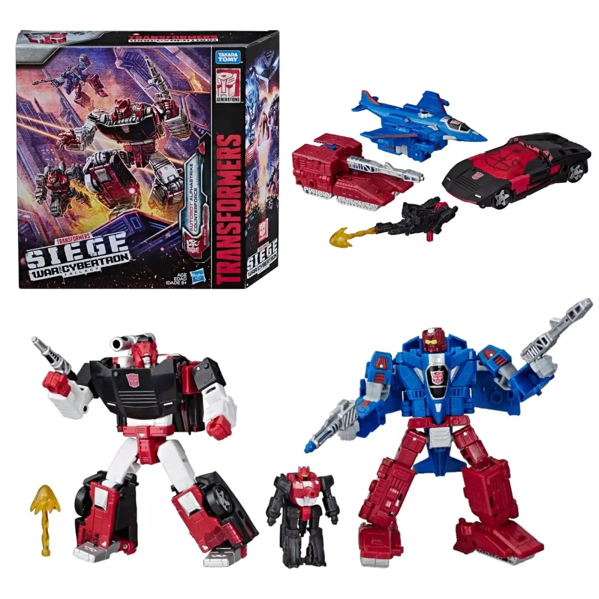 Transformers War For Cybertron WFC-S26 Autobot Alphastrike Counterforce 3-Pack
