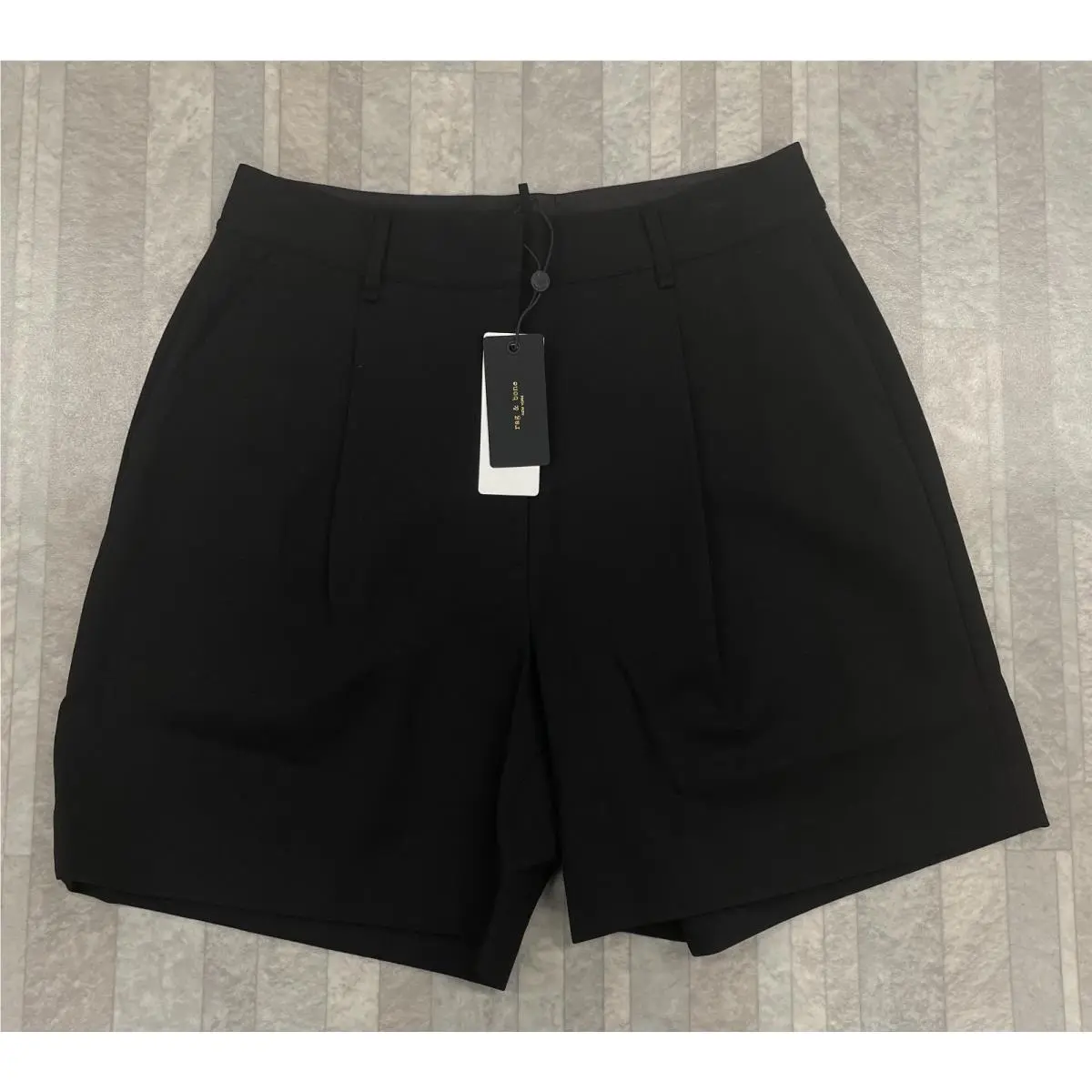 Rag Bone Irina Ponte Shorts In Black Size: Small