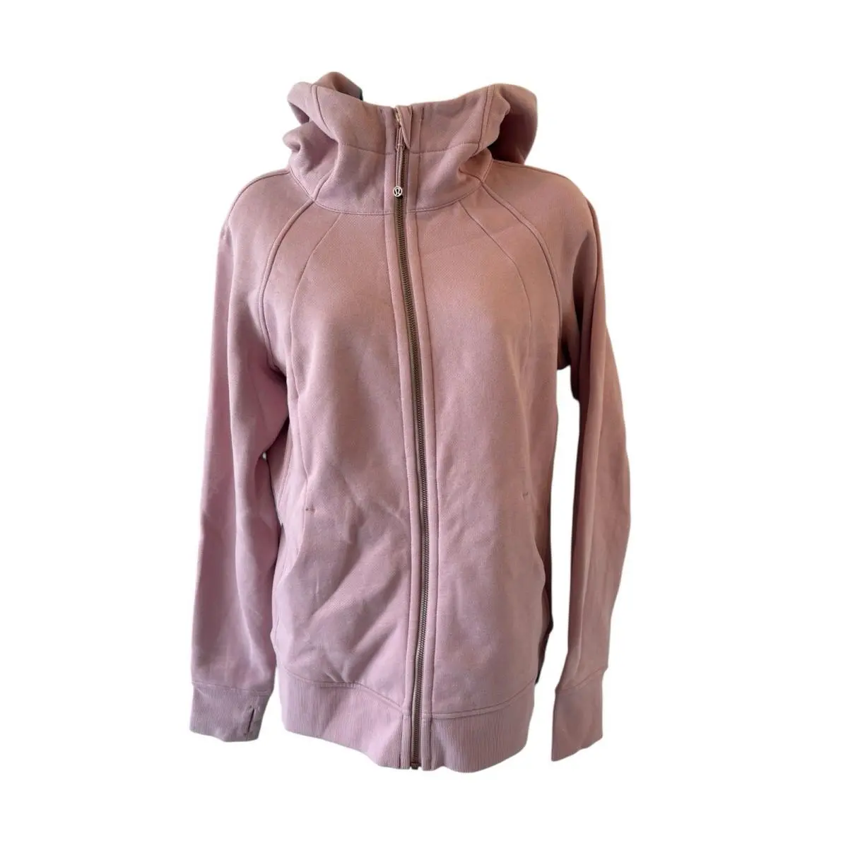 Lululemon Scuba Full-zip Hoodie Lilac Ether / Gold Size 10 Rare