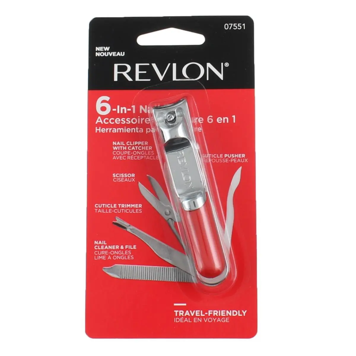 5 Pack Revlon 6-in-1 Nail Tool