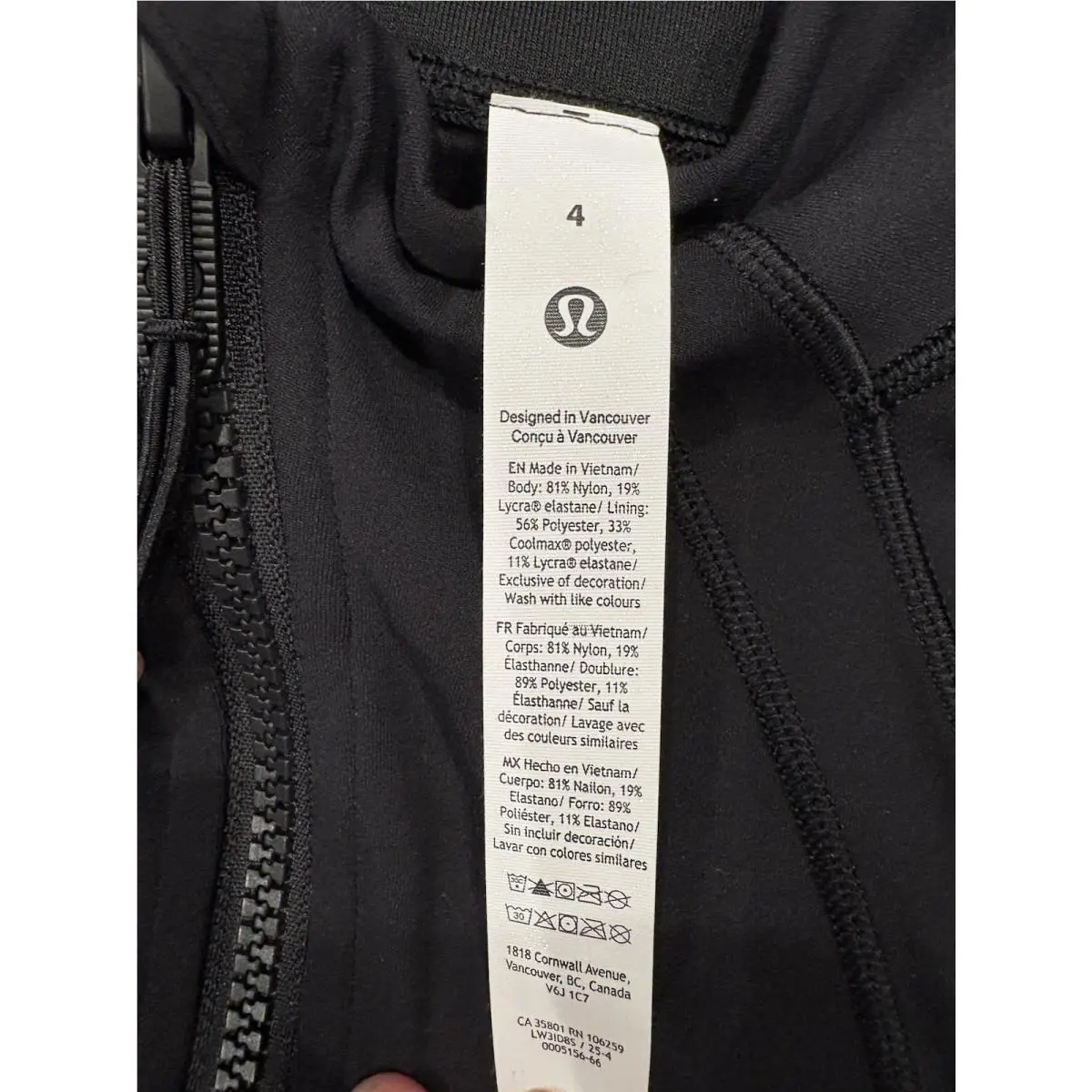 Lululemon clothing - Black 1