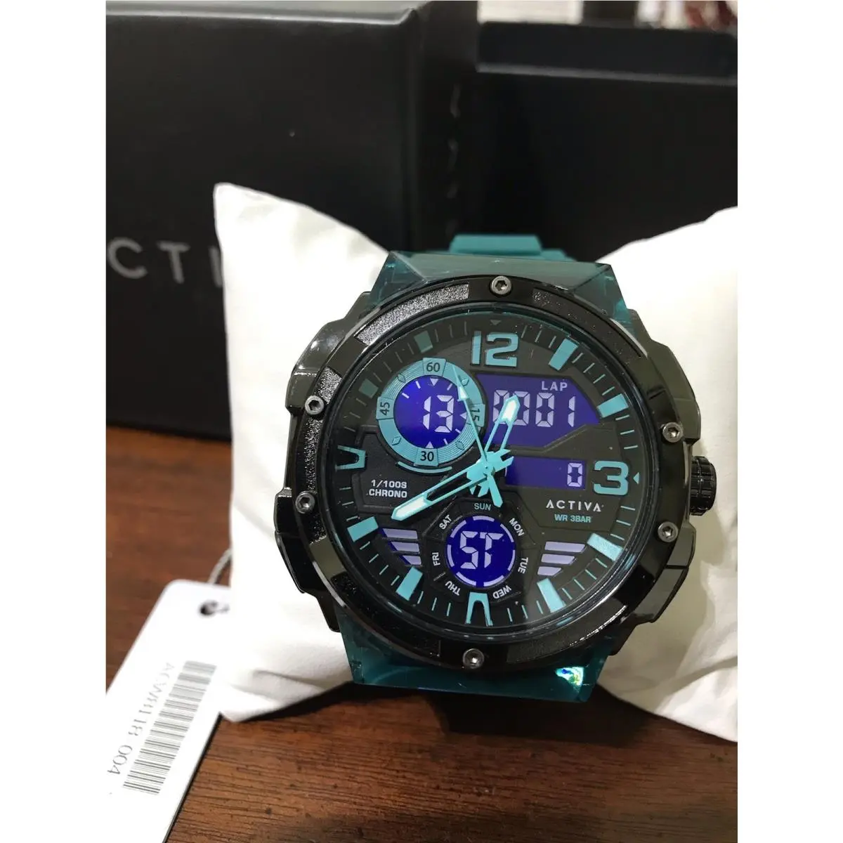 Activa From Invicta Men`s Digital Watch 49mm 495494 White Silicone