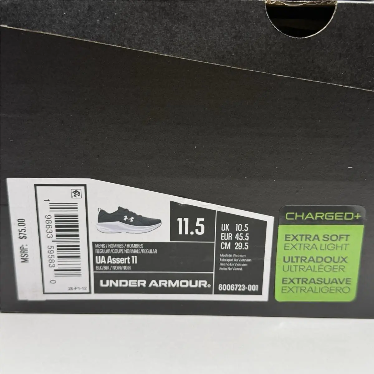Under Armour shoes - Assert 11 - Assert - Black 0