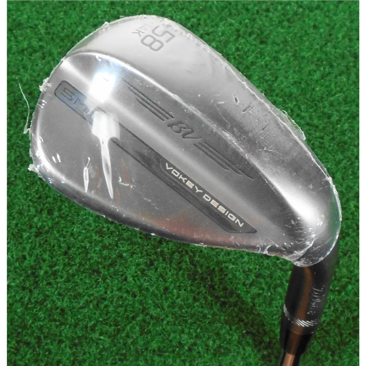 Titleist Vokey SM10 Nickel 58/14 K Grind Lob Wedge Stock Steel 35 Standard