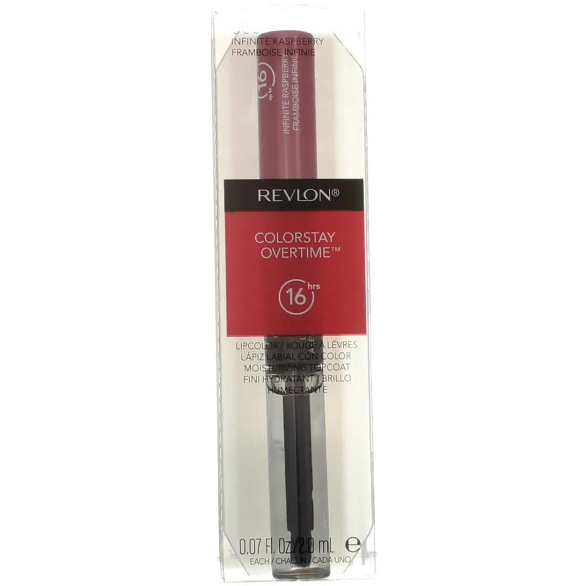 3 Pack Revlon Colorstay Overtime Lipcolor Infinite Raspberry 5 0.07 fl oz