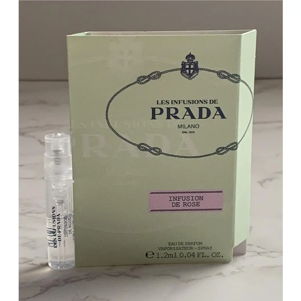 Prada Les Infusions DE Rose Edp Travel Size Sample 0.04FL. Oz. / 1.2ML