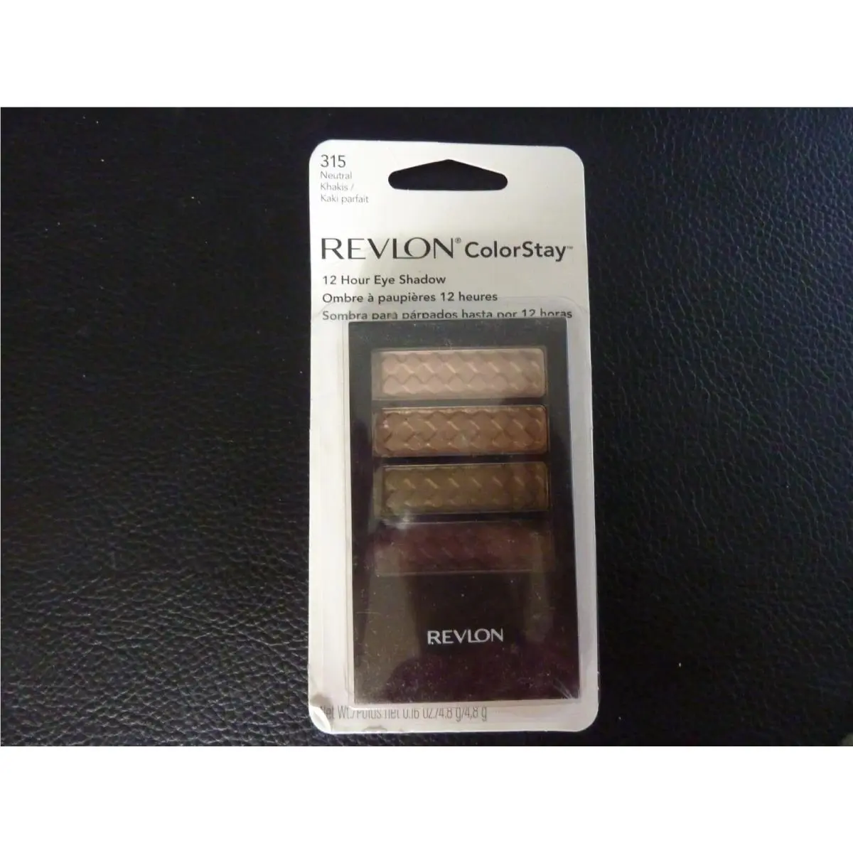 Revlon Colorstay 12 Hour Eye Shadow Quad- Neutral Khakis 315- -read Descrip