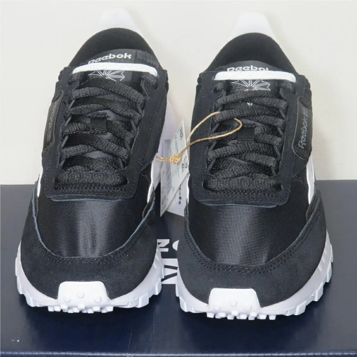 Reebok shoes - Reebok Classic Leather Legacy Black Pursuit Pink - GZ7396 - Black (UPC: 194820979551) 5