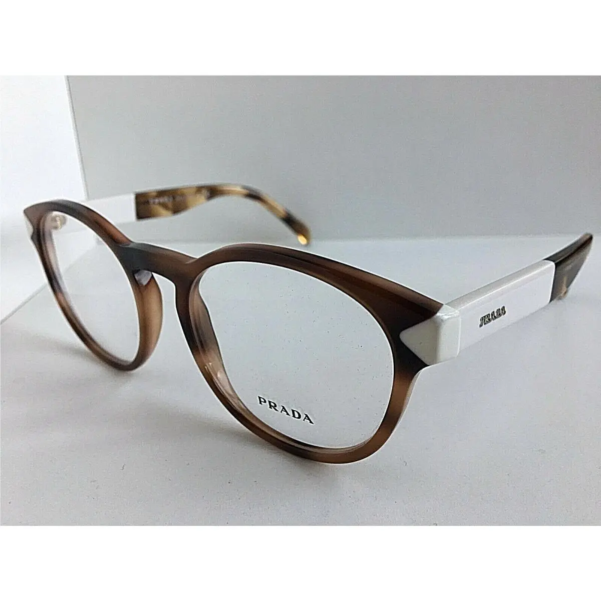 Prada Vpr 1T6 USG-1O1 52mm Round Tortoise Eyeglasses Frame