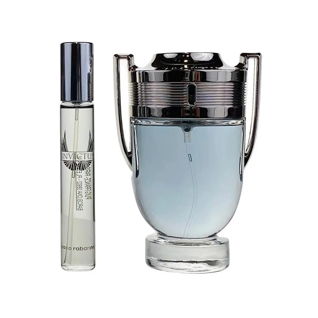 Paco Rabanne Invictus 2 Pcs Set For Men: 3.4 Eau DE Toilette Spray + 0.34 Eau DE