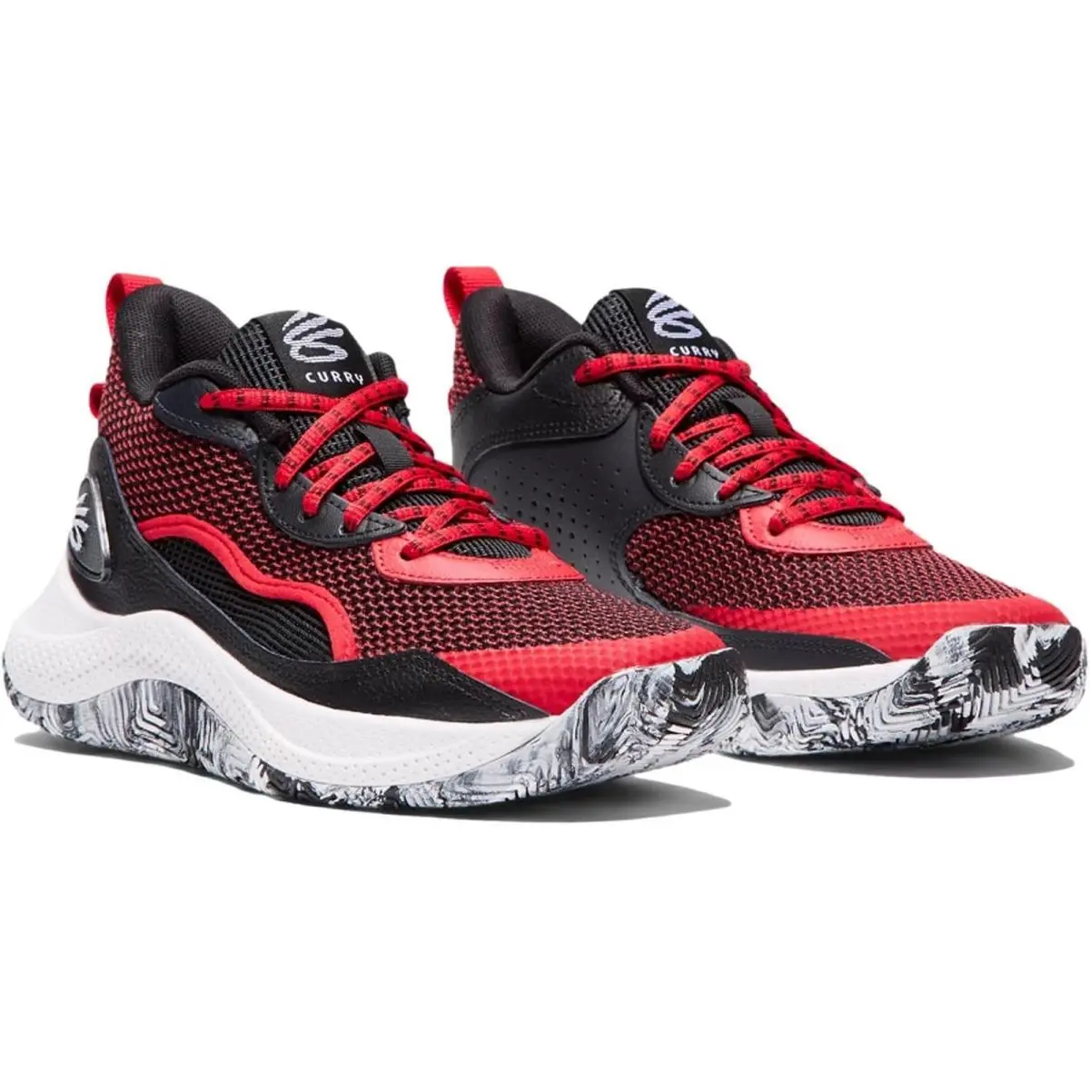 Under Armour shoes - Under armour Curry 3 - Curry - Black/Red/White (UPC: 0197779062855) 2