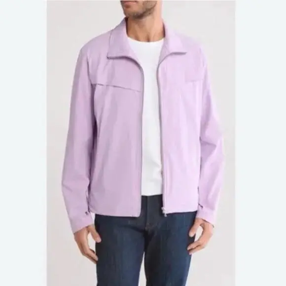 Rag Bone Purple Lavender Pastel Waterproof Casual Jacket Coat L