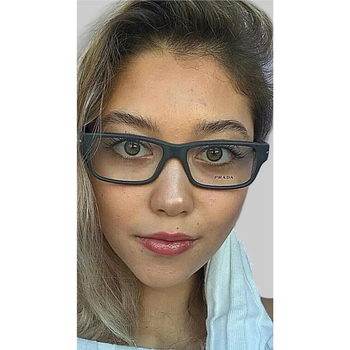 Prada Men`s Women`s Eyeglasses Frame Vpr 2R2 TV4-1O1 54mm Matte Gray