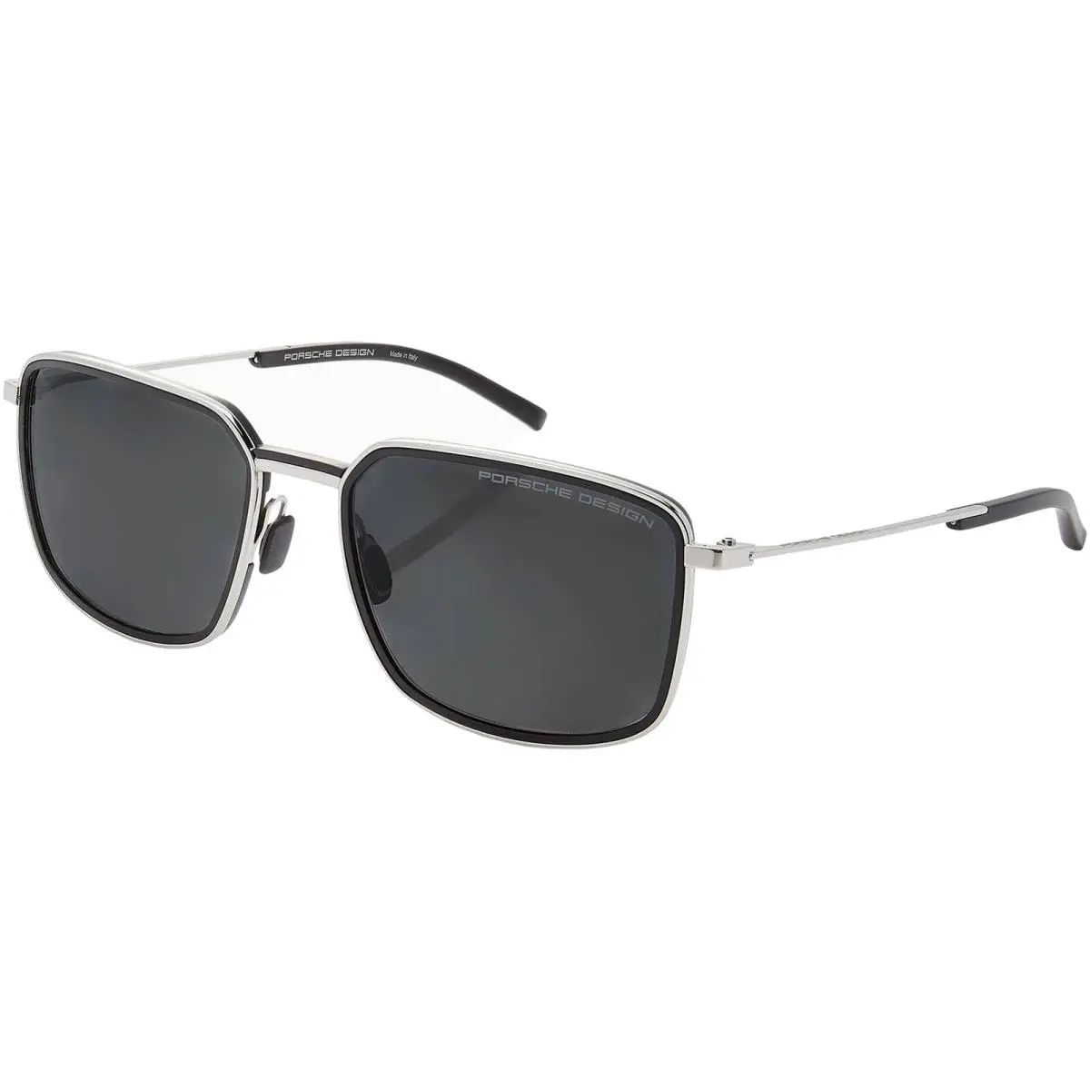 Porsche Design Polarized Men`s Palladium Navigator Sunglasses P8941 58B416 Italy