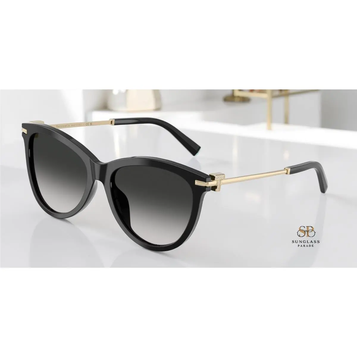 Tiffany TF4258BU 80013C Black Grey Gradient 57 mm Women`s Sunglasses
