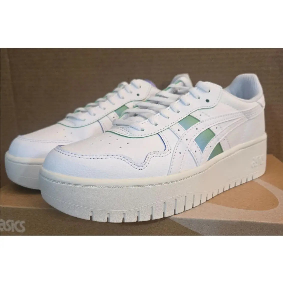Asics Women`s Sportstyle Japan S PF Size 9.5 White/white 1202A479-100