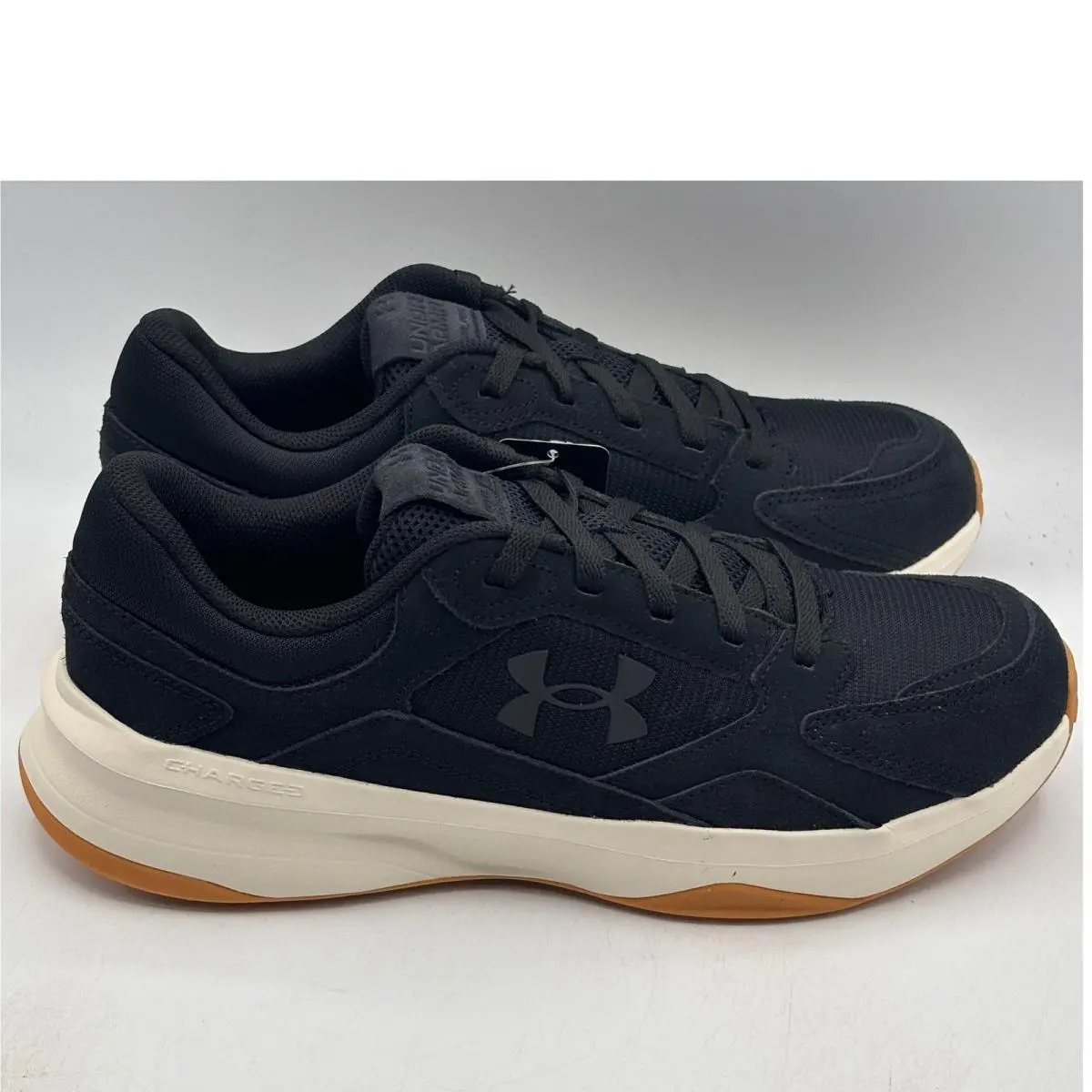 Under Armour UA Edge Suede Shoes Mens Size 11 Black Brown Training 3027731-001